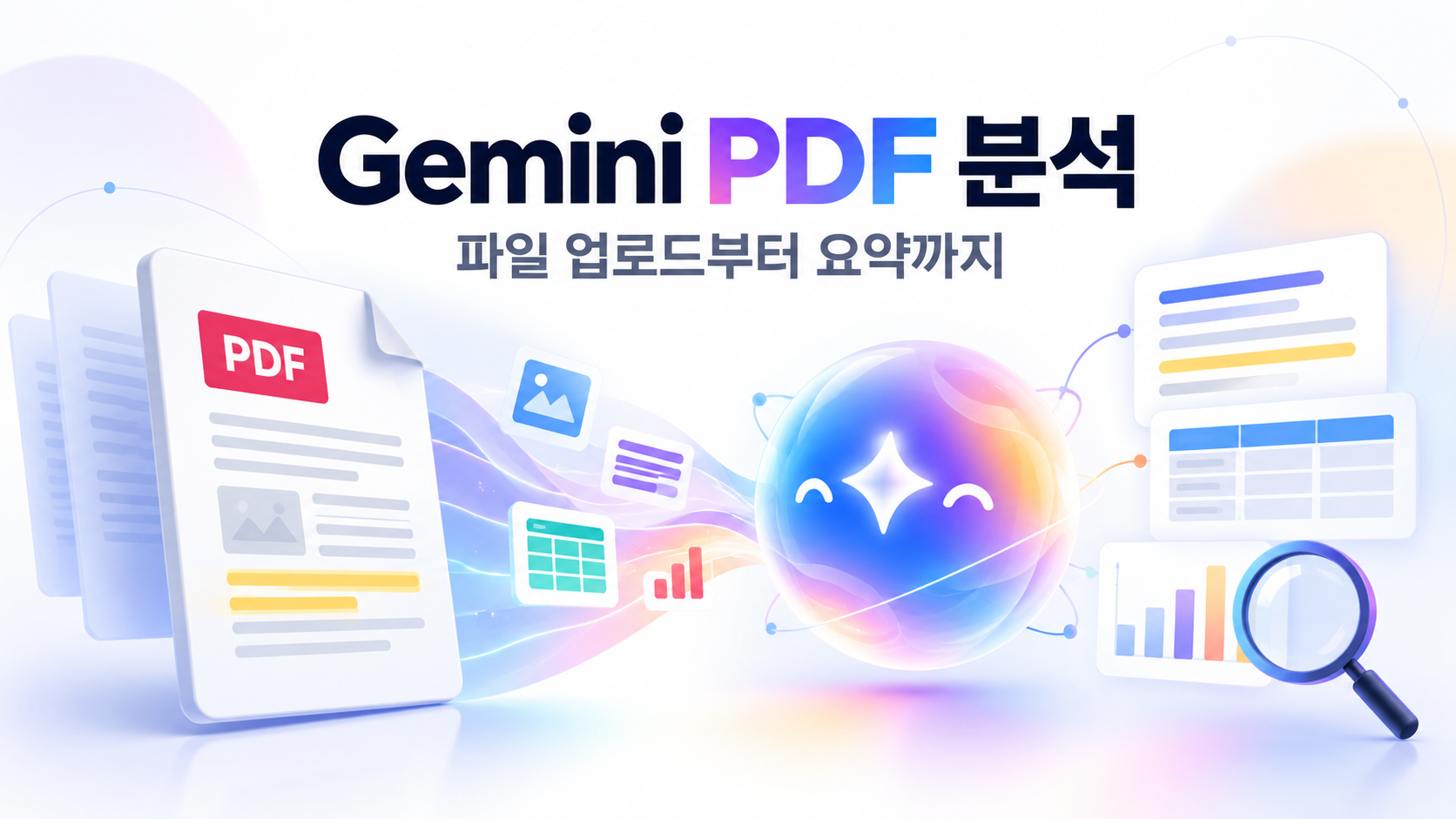 구글 Gemini PDF 분석 파일 업로드부터 요약까지