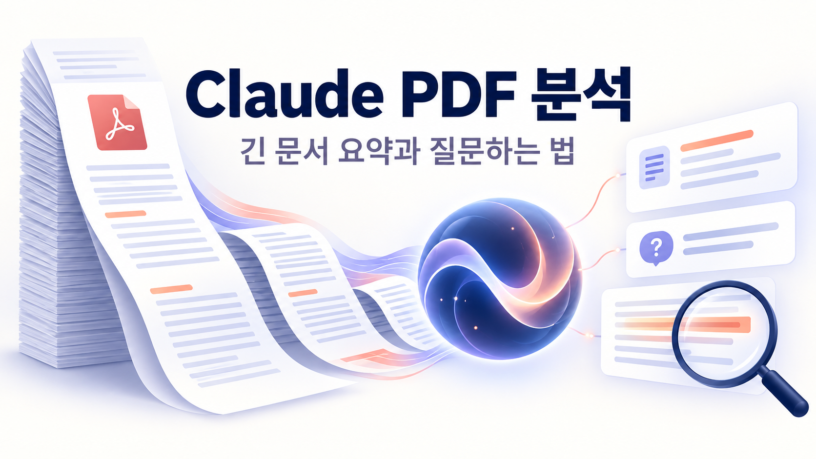 Claude PDF 분석 긴 문서 요약과 질문하는 법